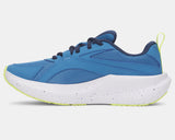 Under Armour Boys' GS UA Assert 11 Running Shoes - Aegean Blue / Academy / Flash Light - 430