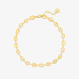Pura Vida Enamel Mariner Chain Anklet ~ Gold