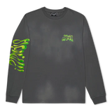 Ripndip Lava Lamp Longsleeve T-Shirt - Charcoal Vintage Wash