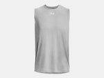 Under Armour Men's UA Tech™ Team Tank - Mod Gray Light Heather / White - 011