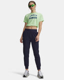 Under Armour Women's UA Rival Woven Pant - Midnight Navy / White - 410