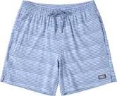 Saxx Mens Oh Buoy 2N1 7" Swim Short - Blue/Periwinkle Stripe