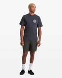 Volcom Mens Drain You Short Sleeve Tee - Washed Black Heather