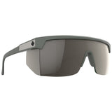Spy Super Flynn Sunglasses - Matte Olive Green - Happy Bronze Pewter Mirror + ANSI