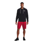 Under Armour Men's UA Rival Terry LC Full Zip Hoodie - Black / White - 001