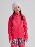Burton Kids' Crown Weatherproof Full-Zip Fleece Hoodie - Azalea Pink
