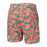 Saxx Mens Betawave 7" Swim Shorts -  Mega Melon - Multi