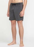Volcom Mens's Center 17 Trunks - Black