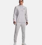 Under Armour Men's Armour Fleece Twist Hoodie - Halo Gray / White / Black - 014