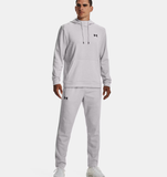 Under Armour Men's Armour Fleece Twist Hoodie - Halo Gray / White / Black - 014