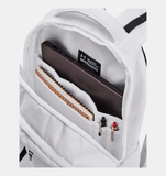 Under Armour UA Hustle 6.0 Backpack - White / Black