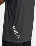 RVCA Mens Sports Vent Stripe Technical Shirt