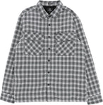 RVCA Mens Wilderstone Flannel Shirt - Dirty White