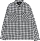 RVCA Mens Wilderstone Flannel Shirt - Dirty White