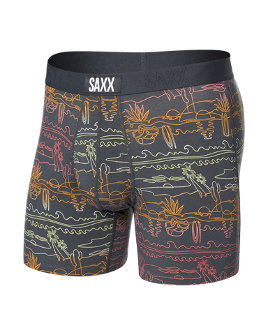 Saxx Ultra Super Soft Underwear - Summer Roadtrip - Ebony
