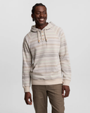 Tentree Mens Woodrow Brushed Cotton Hoodie - Sand Stone Multi Stripe