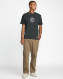 RVCA Mens Easter Basket SS Tee - Black