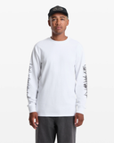 Volcom Men's Die By The Stone Long Sleeve Tee - White
