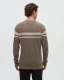 Tentree Mens Hudson Cotton Woven Sweater - Clay Sand Stone