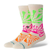 Stance Hot Sun Crew Socks - Off White