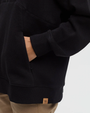 Tentree Womens Finlayson 1/4 Zip - Meteorite Black