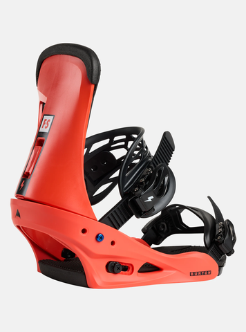 Burton Men's Freestyle Re:Flex Snowboard Bindings - Fiesta Red