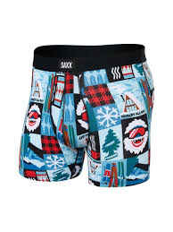 Saxx Daytripper Underwear - Chalet All Day - Blue