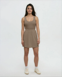 Tentree Women's Ashby Twist Back Tank Dress - Clay