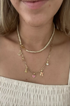 Pura Vida Harper Gold Charm ~ Peace Sign