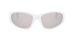 Dragon The Box 2 2.0 LL Sunglasses - Shinny White/Lumalens Silver Mirror