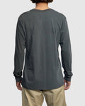 RVCA Mens PTC Pigment Long Sleeve - Pirate Black