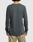 RVCA Mens PTC Pigment Long Sleeve - Pirate Black