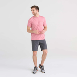 Saxx Mens Land To Sand 2N1 Hybrid 9" Short - Black Shade Heather