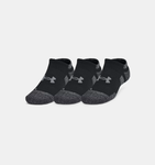 Under Armour Unisex UA Performance Tech Pro 3-Pack Socks - Black/Castlerock