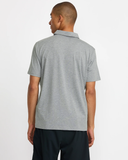 RVCA Mens Balance Polo Shirt - Heather Gray