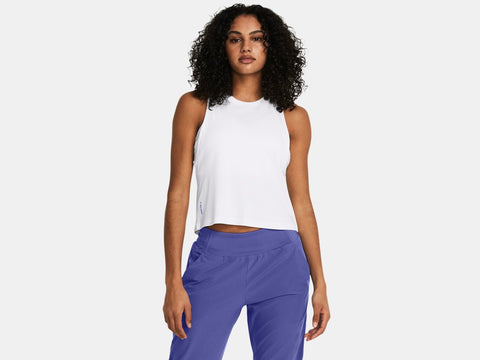 Under Armour Women's UA Fish Pro Tank - White / Halo Gray - 100