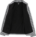 RVCA Mens Wilderstone Flannel Shirt - Dirty White