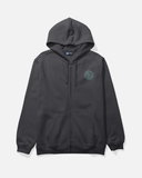 Salty Crew Mens Global Zip Fleece Hoodie - Black