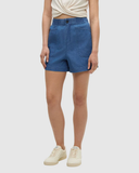 Tentree Women's Organic Cotton Denim Cascades Shorts - Mid Wash