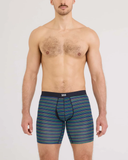 Saxx Vibe Xtra Long Boxer Brief - Gents Stripe - Sport Blue
