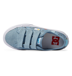 DC Kids Manual V Shoes - Heather Dark Denim