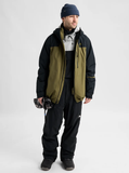 Burton Men's Reserve 2L Insulated Jacket - True Black / Dried Moss