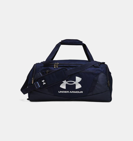 Under Armour UA Undeniable 5.0 Small Duffle Bag - Midnight Navy / Metallic Silver - 410