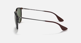 Ray-Ban Erika Sunglasses - Light Havana W/ G-15 Green