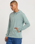 RVCA Mens PTC Pigment Hooded Long Sleeve - Lead