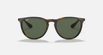 Ray-Ban Erika Sunglasses - Light Havana W/ G-15 Green