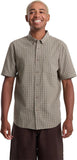 Volcom Mens Brewster Short Sleeve Button Up - Dirty White