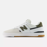 NB Numeric Jamie Foy 306 Cup Shoe - NB 103 White Dark Moss