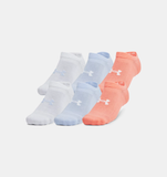 Under Armour Unisex UA Essential Cushion  6-Pack No-Show Socks