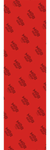 Mob Grip Tape 9in x 33in Transparent Red Sheet